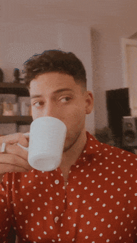 Happy Hot Coffee GIF by Crash Adams