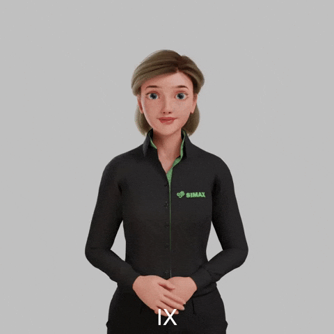 Avatar Gebärdensprache GIF by Sign Time - SiMAX