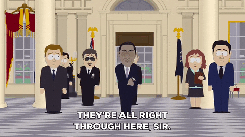 mad barack obama GIF by South Park 