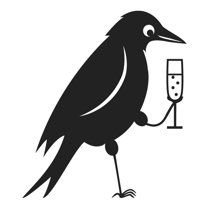 Rabe Sticker by Spirit Studio Basel