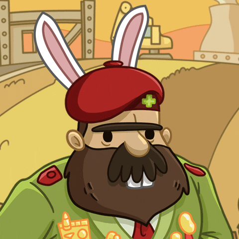 Easter Bunny Chocolate GIF by Adventure Communist