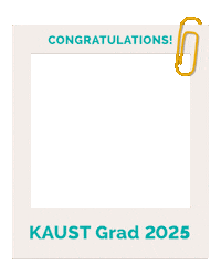 Commencement Classof2025 Sticker by King Abdullah University of Science and Technology (KAUST)