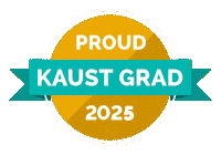 Commencement Classof2025 Sticker by King Abdullah University of Science and Technology (KAUST)