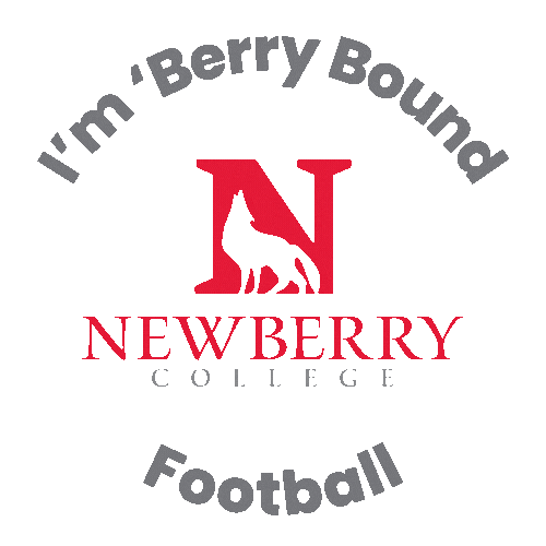 newberrycollege giphyupload newberry college newberry college south carolina berry bound football Sticker