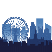London Eye Skyline Sticker by Event Concept