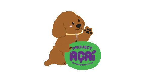 Dog Party Sticker by Project Acai