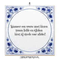 Spreuk Geluk Sticker by Tegelspreuken.nl