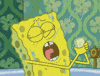 spongebob squarepants shower GIF