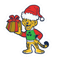 Jaguar Santahat Sticker by South Texas College