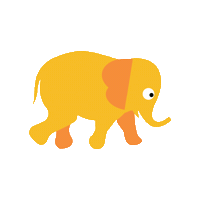 Elephant Toddles Sticker by Playgroup NSW