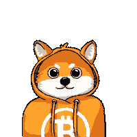 Bitcoin Bathing Sticker by $DOG