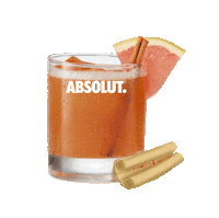 naughty list winter grapefruit Sticker by Absolut Vodka