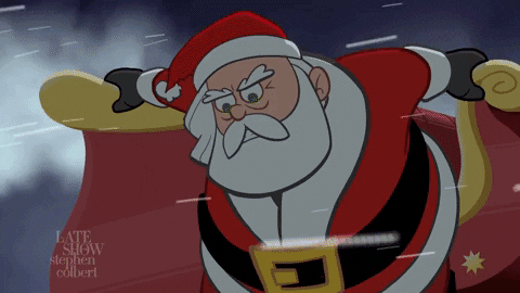 Stephen Colbert Christmas GIF by The Late Show With Stephen Colbert