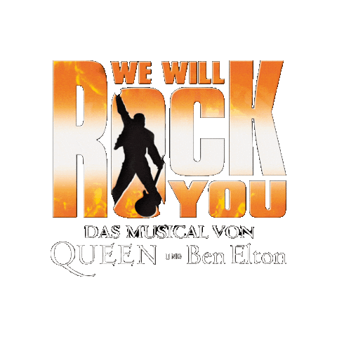 We Will Rock You Queen Sticker by Stage Entertainment Deutschland