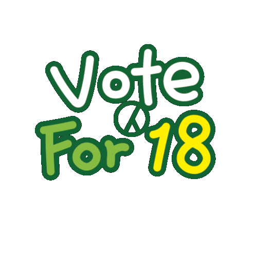 Vote Fighting Sticker