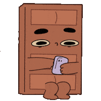 Phone Watching Sticker