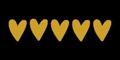 yobiaustralia love heart hearts yellow heart GIF