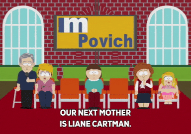 liane cartman waiting GIF by South Park 