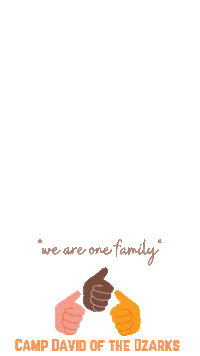 We Are One Family Sticker by CampDavid