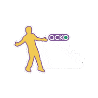 ACKOIndia ipl kkr kolkata knight riders acko Sticker