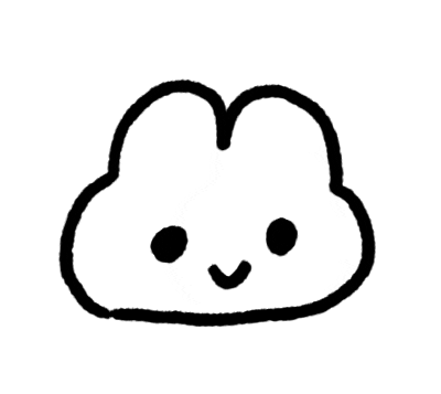 うさぎ Smile Sticker by zakiyoshi