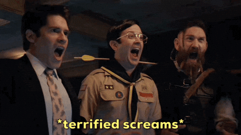 Scared Scream GIF by CBS