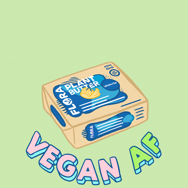 Go Vegan Plant Based GIF by Flora Plant Butter