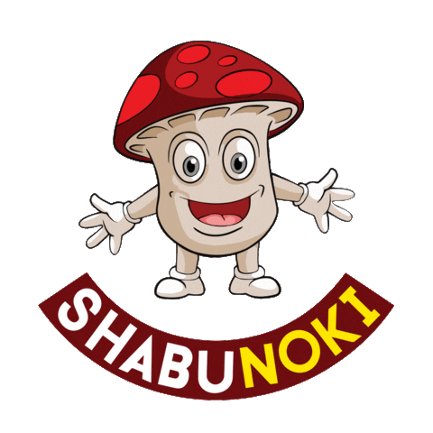 Shabu Shabu Mushroom Sticker by Shabunoki PH