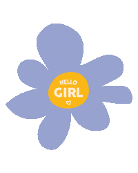 Mapetitevie girl fleurs mapetitevie hellogirl Sticker
