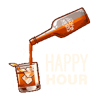 Happy Hour Cheers Sticker by Sazerac Rye