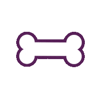 Dog Bone Sticker by mercatorslovenija