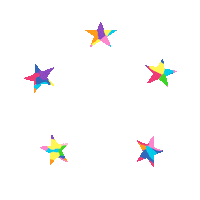 rainbow circling Sticker by Megmakes