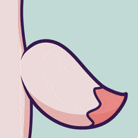 Ghost_twf pink kawaii fox animal GIF