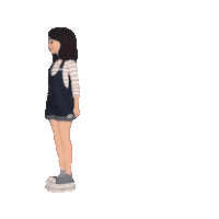 Menina Sticker