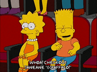 check it out bart simpson GIF