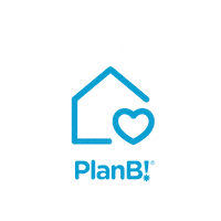 Stay Home Plan B Sticker by B the travel brand