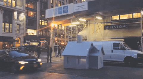 tinyhousehold giphyupload nyc tiny house manhole GIF