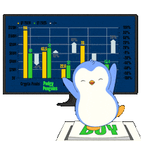 Crypto Penguin Sticker by Pudgy Penguins