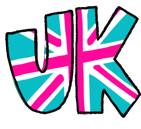 United Kingdom Text Sticker