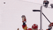 Happy Calgary Flames GIF by NHL