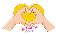 Valentine Love Sticker by L'EPI D'OR