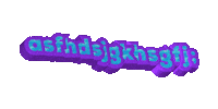 Text Asdf Sticker