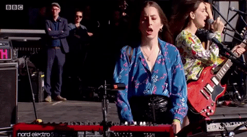 haim GIF by Glastonbury Festival 2017
