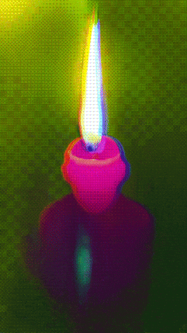 Purple Man Burn GIF by patternbase