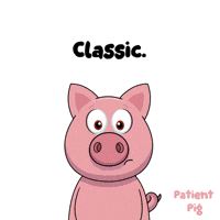 Pig Eye Roll GIF by VeeFriends