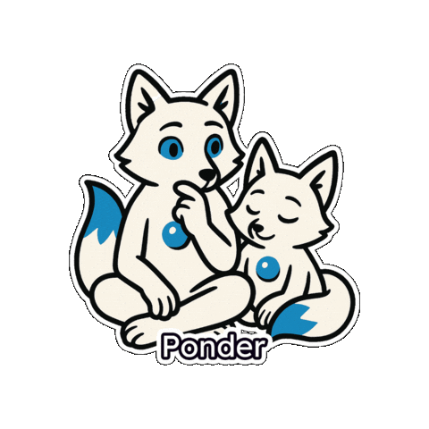 Mood Ponder Sticker