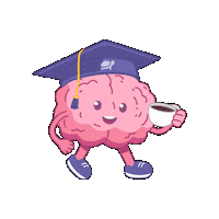 Higher Education Brain Sticker by thestampumd