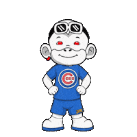 Chicago Cubs Love Sticker by Zhot
