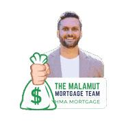 Moneybag Malamut Sticker by HMA Mortgage