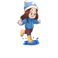 cuadernaliachile lluvia cuadernaliachile cuadernalia carocuadernalia Sticker
